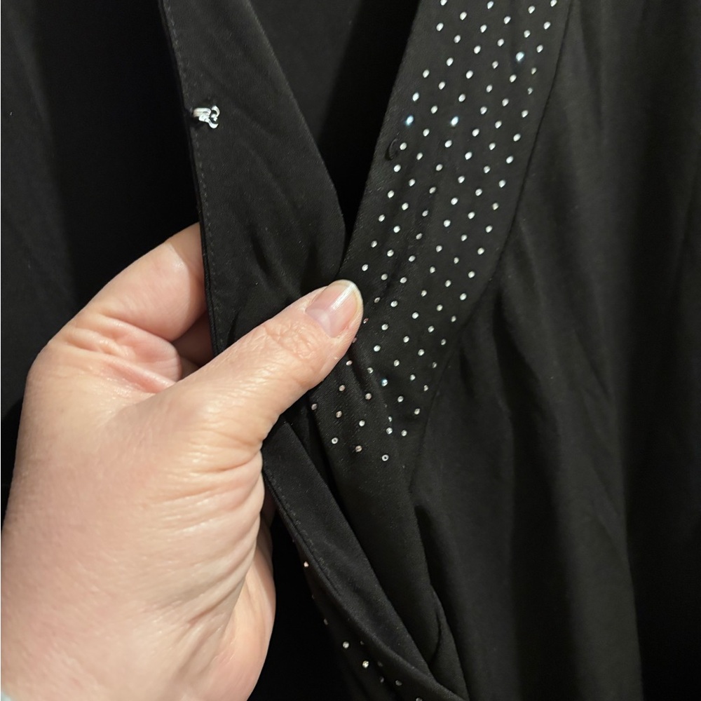 MICHAEL Michael Kors Black Studded Blouse - Picture 5 of 8
